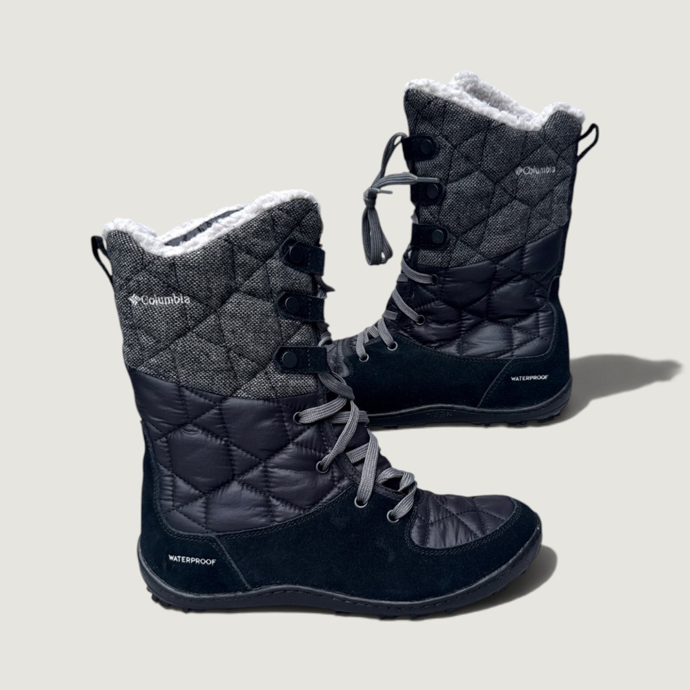 Columbia Minx Mid II Winter Boots Womens 9.5 Waterproof Quilted Faux Fur Lined